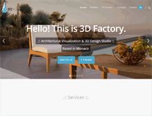 Tablet Screenshot of 3dfactorymonaco.com
